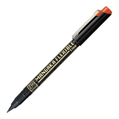 ZIG Mangaka Flexible Fine Brush - Sepia